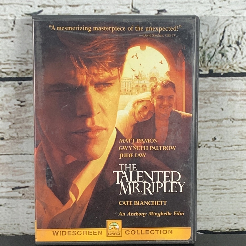 The Talented Mr. Ripley (DVD, 2000, Widescreen) Matt Damon, Gwyneth Paltrow